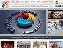 Tablet Screenshot of colegioreismagos.com.br